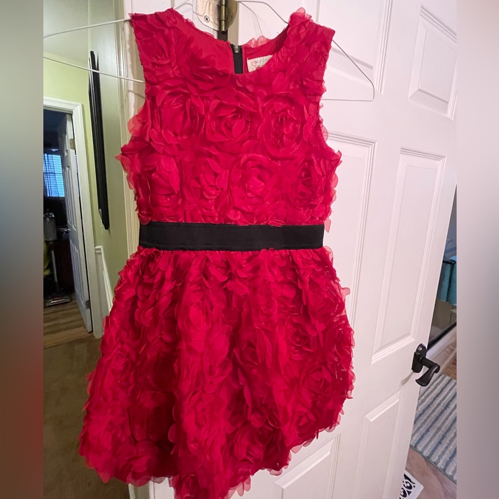 Red Bubble Dress Size 8